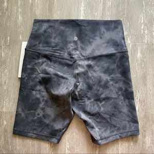 Lululemon Align HR Short 8" - Diamond Dye Pitch Grey